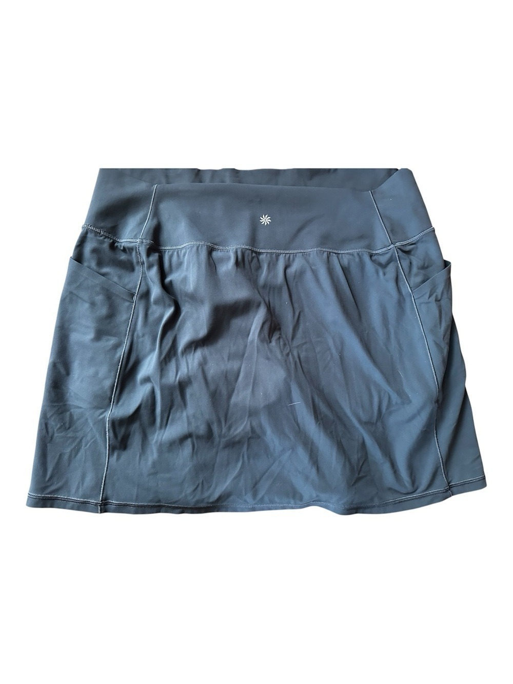 Athleta Salutation Stash High Rise 16.5 Skort Gray Golf Tennis Built in Shorts - Picture 4 of 8